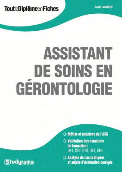 Assistant de soins en gérontologie (ASG)