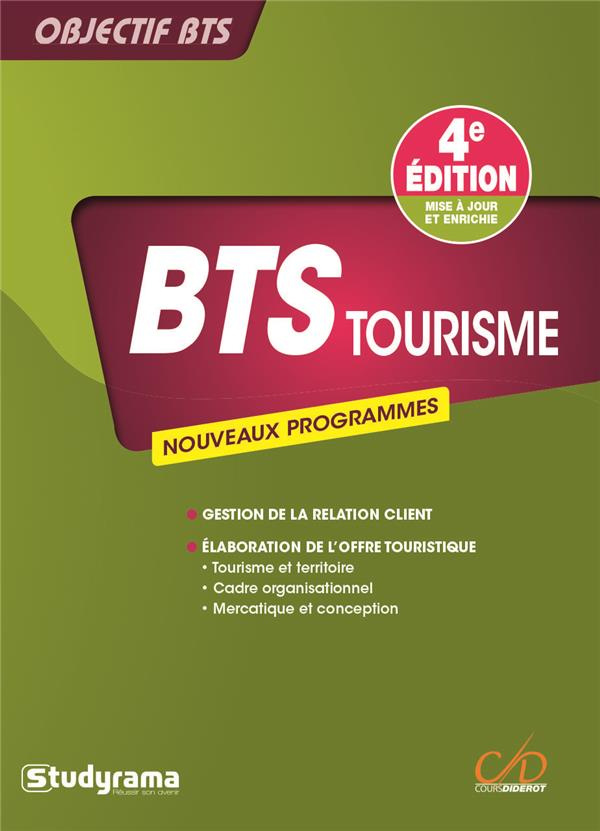 BTS tourisme. Tourisme et territoire, cadre organisationnel et juridique des activités touristiques,