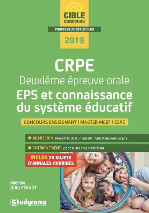 CRPE Deuxième épreuve orale EPS et connaissance du système éducatif. Edition 2019