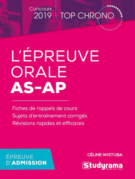 L'épreuve orale AS-AP. Edition 2019
