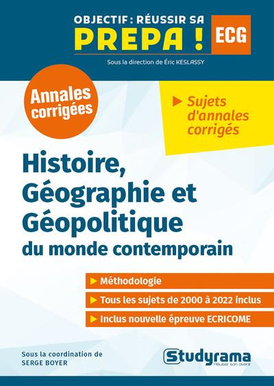Annales et sujets inédits d'histoire, géographie et géopolitique du monde contemporain