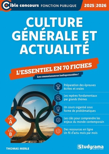Culture générale et actualité. L'essentiel à connaître, Edition 2025-2026