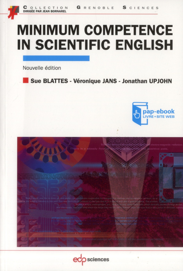 Minimum compétence in scientific english