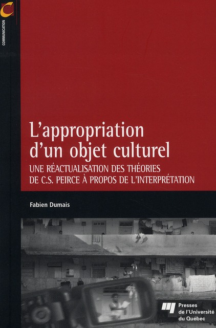 APPROPRIATION D UN OBJET CULTUREL