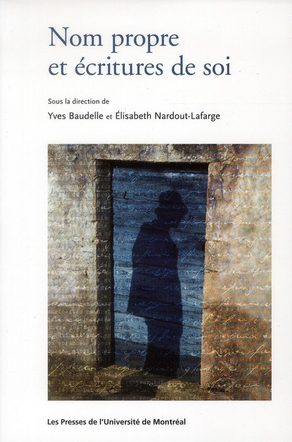 Nom propre et écritures de soi
