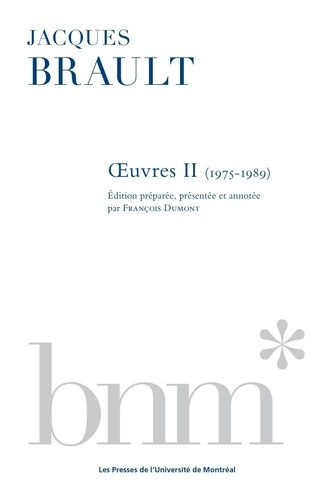 Oeuvres II (1975-1989)