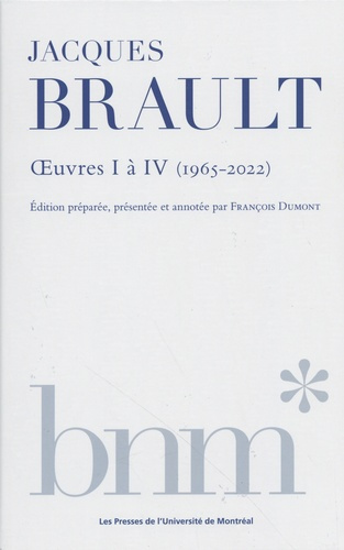 Oeuvres I à IV (1965-2022). 4 volumes