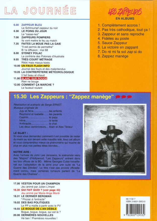 Les Zappeurs Tome 8 : Zappez manège