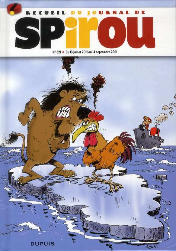 Recueil Spirou N° 321 : Du 13 juillet au 14 septembre 2011