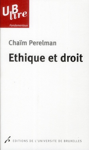 Ethique et droit. 2e édition