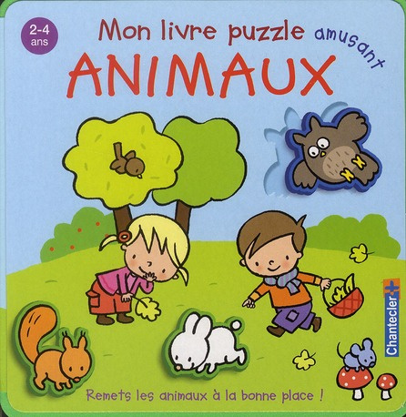 Mon livre puzzle amusant : animaux