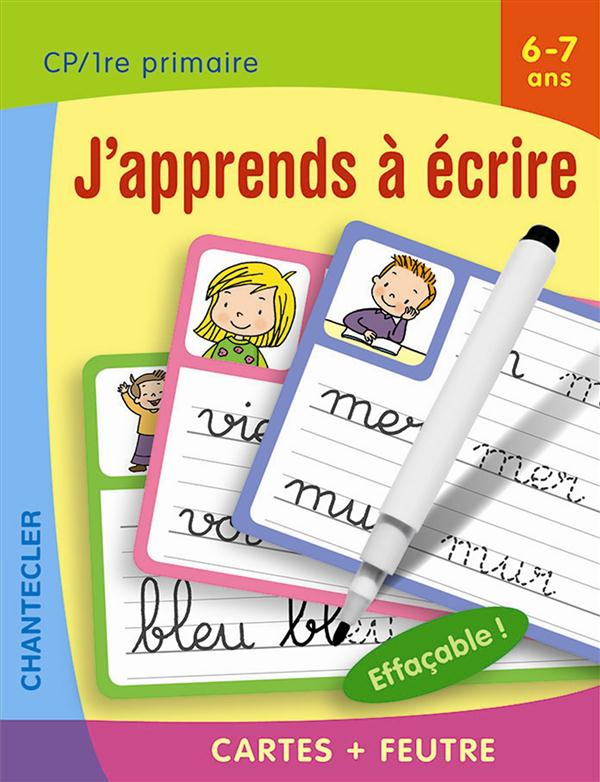 J'apprends à écrire CP 6-7 ans. Cartes   feutre