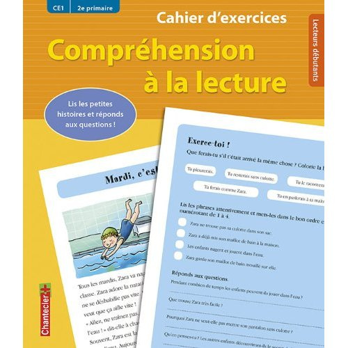 Compréhension à la lecture CE1. Cahier d'exercices