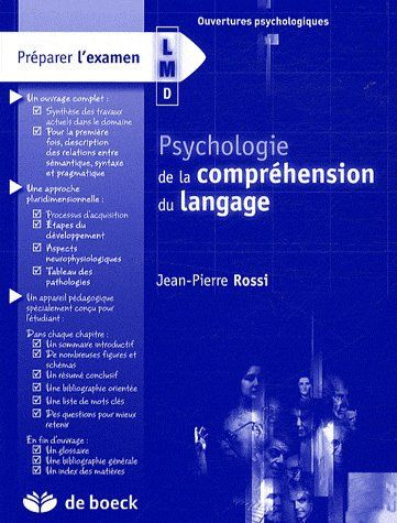 Psycologie de la compréhension du langage