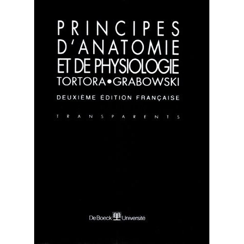 Principes d'anatomie et de physiologie. Transparents