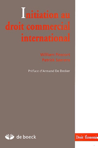 Initaition au droit commercial international