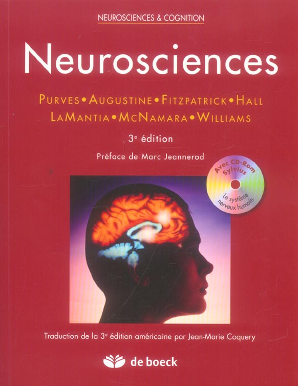 Neurosciences. 3e édition. Avec 1 CD-ROM