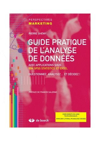 Guide pratique de l'analyse de données. Avec applications sous IBM SPSS Statistics et Excel - Questi