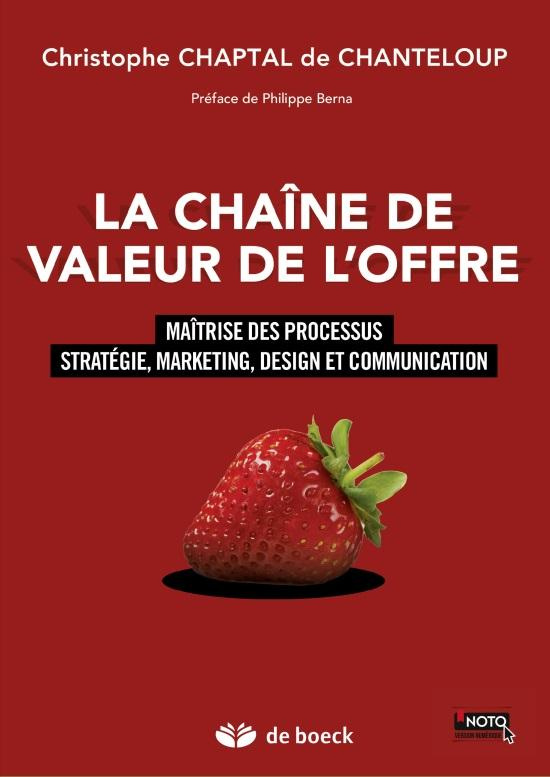 La chaîne de valeur de l'offre. Maîtrise des processus, stratégie, marketing, design et communicatio