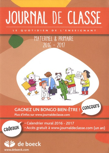 Journal de classe de l'enseignant 2016 2017