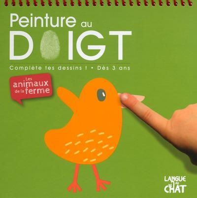 Peinture au doigt. Les animaux de la ferme