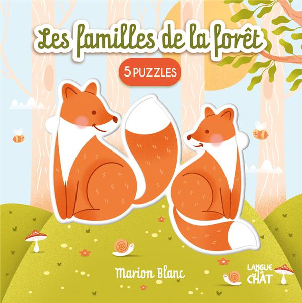 Les familles de la forêt. 5 puzzles