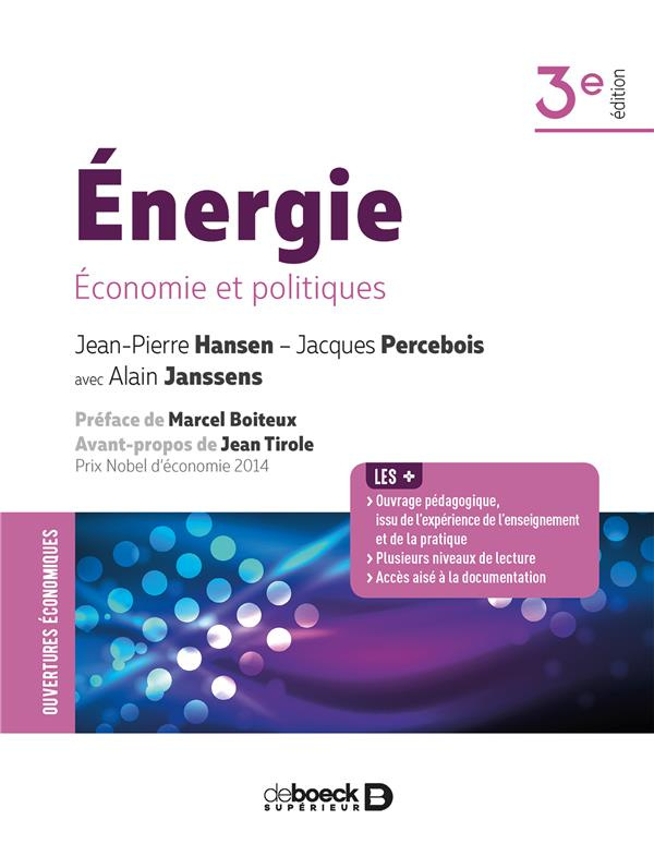 Energie. Economie et politiques, 3e édition