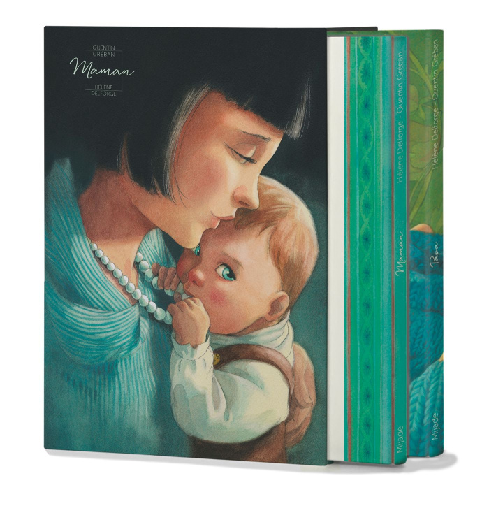 Maman - Papa. Coffret en 2 volumes, avec 2 ex-libris, Edition collector