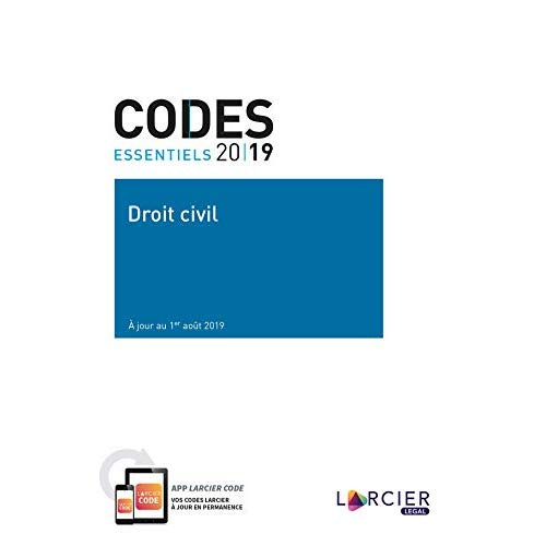 Codes essentiels 2019 - Droit civil