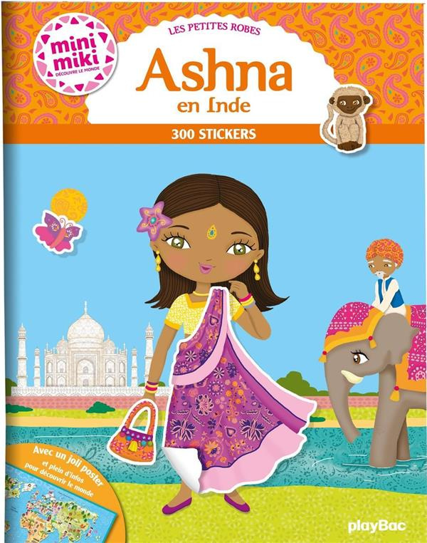 Les petites robes - Ashna en Inde. 300 stickers
