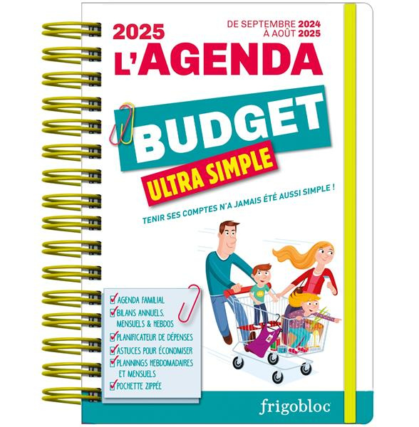 L'agenda budget ultra simple. De septembre 2024 à août 2025, Edition 2025