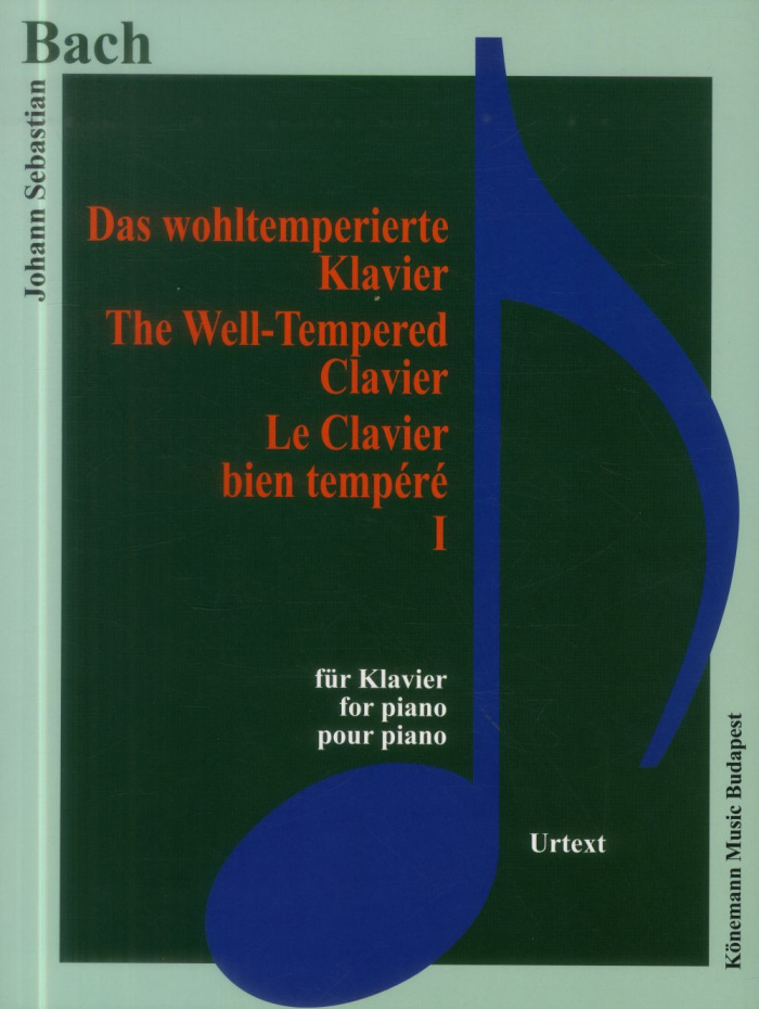 Bach - le clavier bien tempéré I - Pour piano. Partition