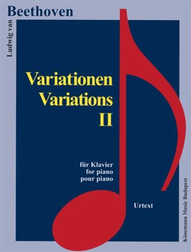 Beethoven variations II - pour piano. Partition