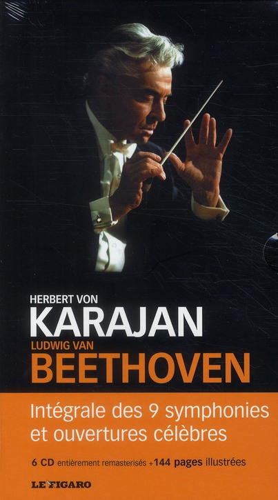 COFFRET 6 CD   3 LIVRETS LUDWIG VAN BEETHOVEN. INTEGRALE DES9 SYMPHONIES ET OUVE
