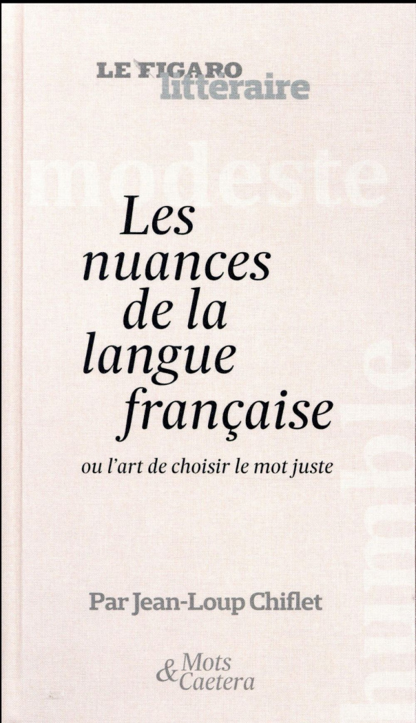 Les nuances de la langue française