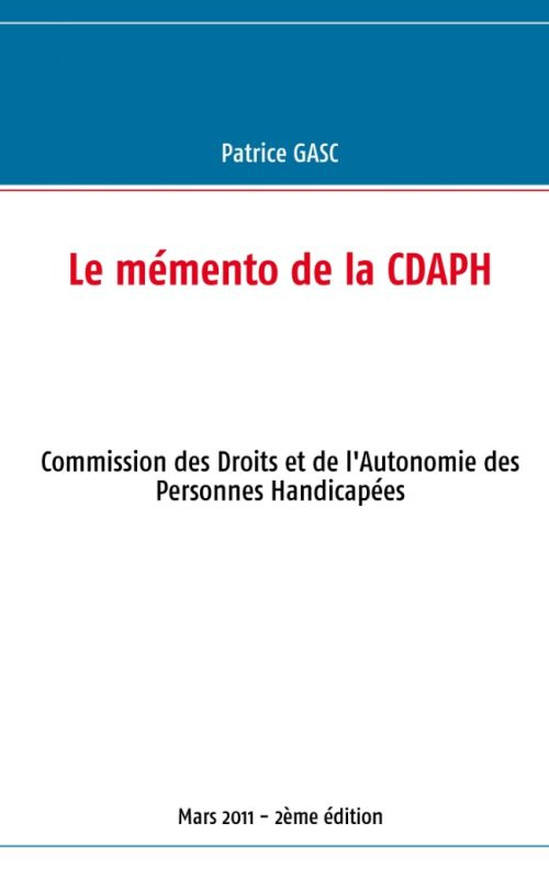 LE MEMENTO DE LA CDAPH
