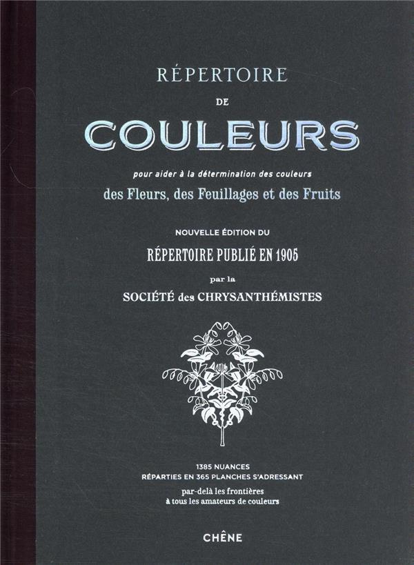 Le répertoire des couleurs