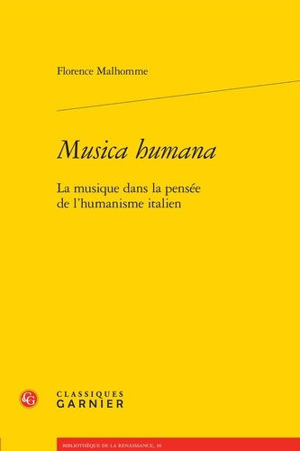 MUSICA HUMANA VERSION BROCHEE