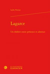 LAGARCE - THEATRE ENTRE PRESENCE ABSENCE