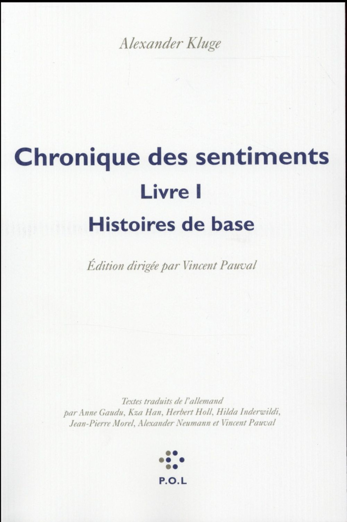 Chronique des sentiments Tome 1 : Histoires de base