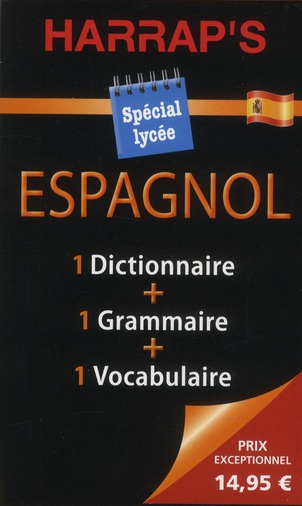 Espagnole Dictionnaire ; Grammaire ; Vocabulaire spécial lycée. Coffret 3 volumes
