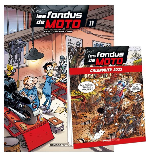 Les fondus de moto Tome 11   Calendrier 2023