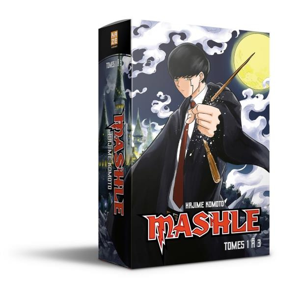 Mashle Tomes 1 à 3 : Coffret en 3 volumes : Tome 1, Mash Burnedead et ses muscles d'enfer ; Tome 2,