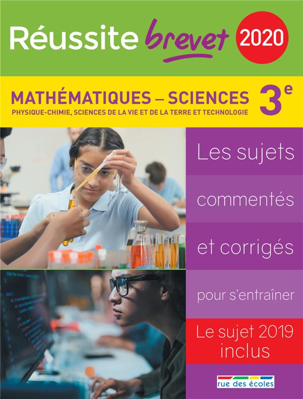 Mathématiques-Sciences 3e. Edition 2020