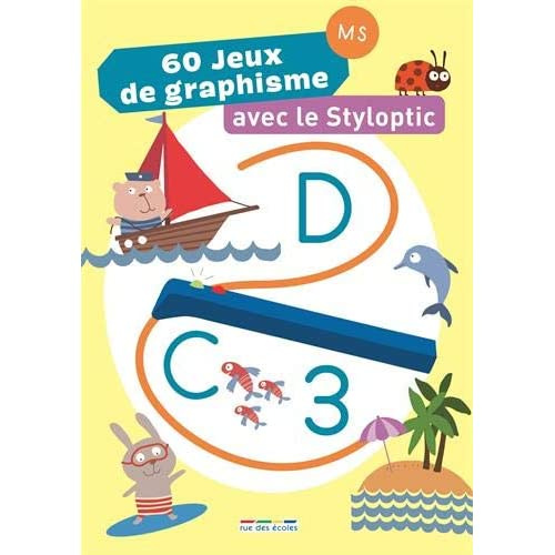 60 JEUX DE GRAPHISME AVEC LE STYLOPTIC 4 ANS  