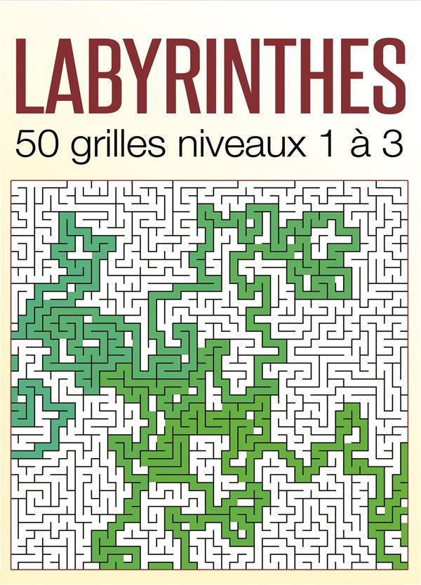 Labyrinthes. 60 grilles niveaux 1 à 3