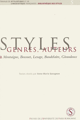 Montaigne, Bossuet, Lesage, Baudelaire, Giraudoux