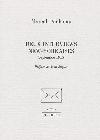 Deux interviews new-yorkaises. Septembre 1915