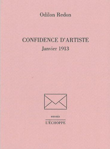 Confidence d'artiste. Janvier 1913