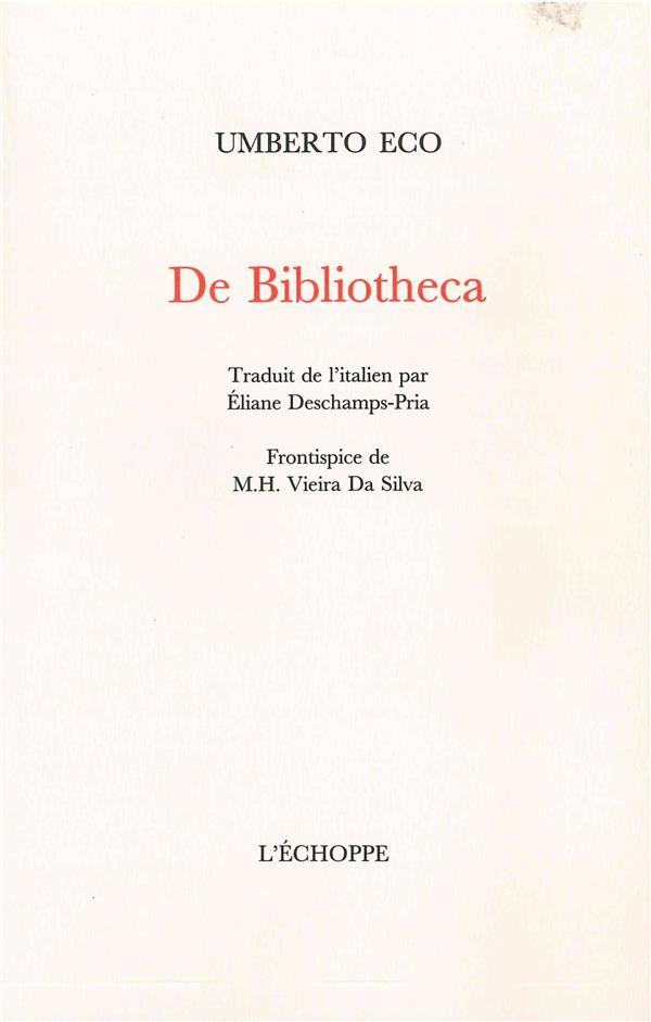 De Bibliotheca